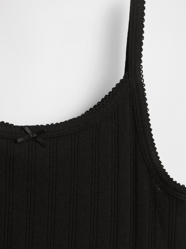 Kids Pointelle Rib Cami