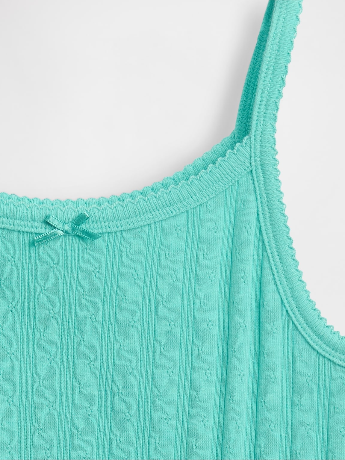 Kids Pointelle Rib Cami
