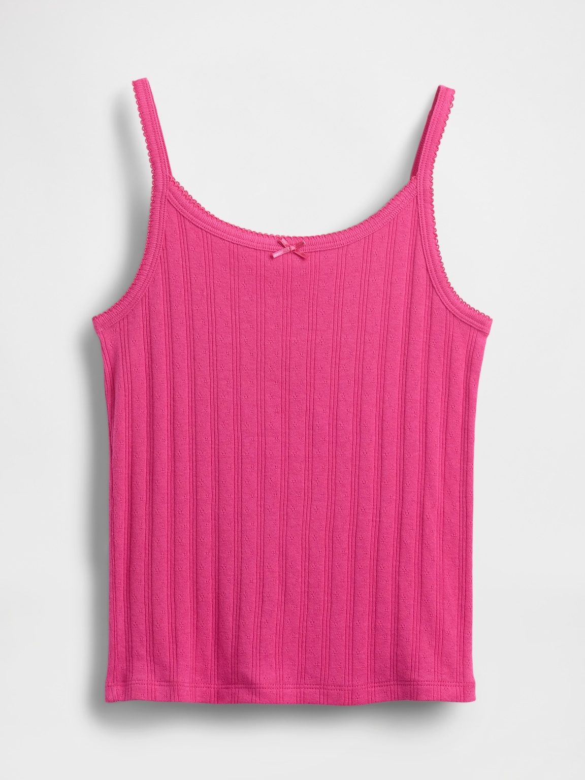 Kids Pointelle Rib Cami