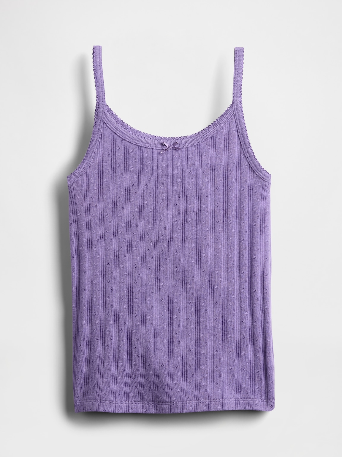 Kids Pointelle Rib Cami