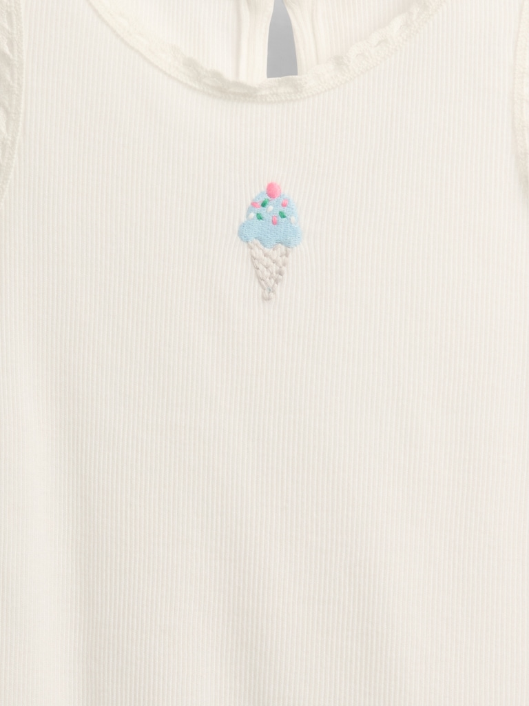 Baby & Toddler Rib Graphic Tank Top