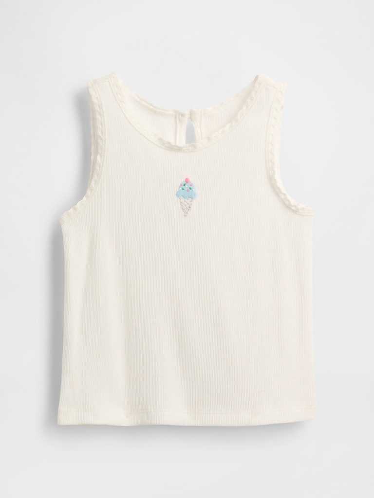 Baby & Toddler Rib Graphic Tank Top