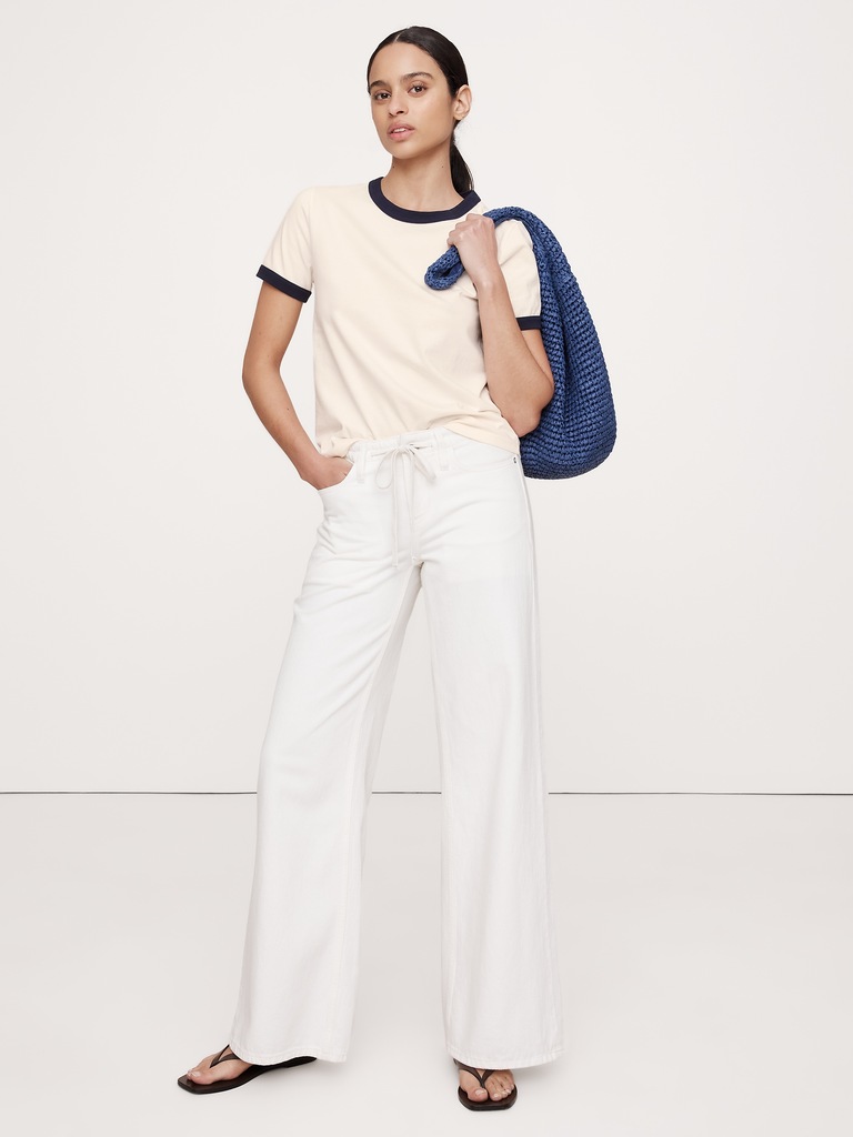 Slim Vintage Cotton Crew-Neck T-Shirt