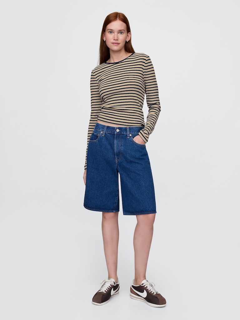 Modern Rib Crop T-Shirt