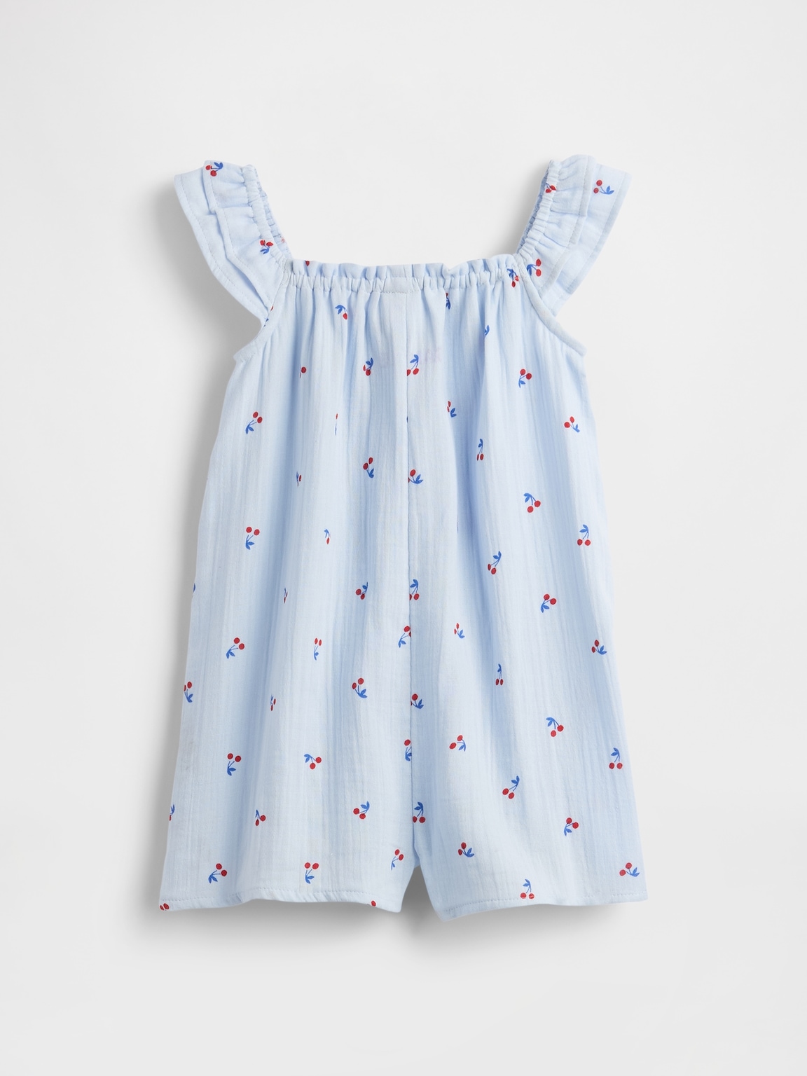 Baby & Toddler Crinkle Gauze Flutter-Sleeve Romper