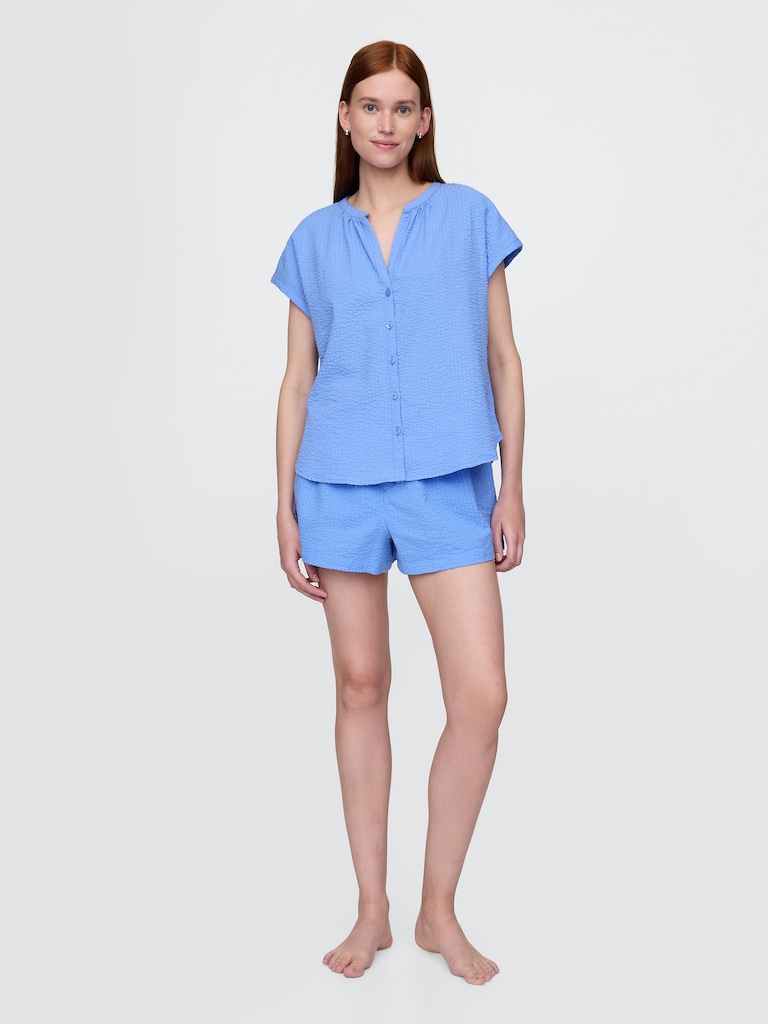 Seersucker Gauze PJ Set