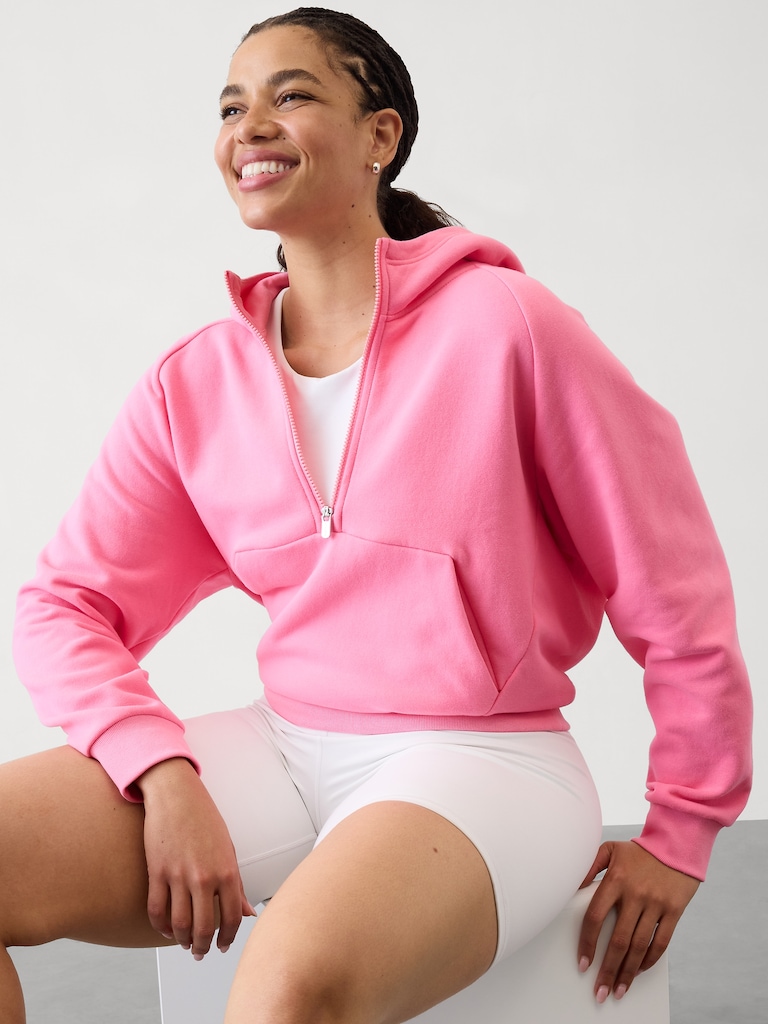 Forever Fleece 1/2 Zip Hoodie