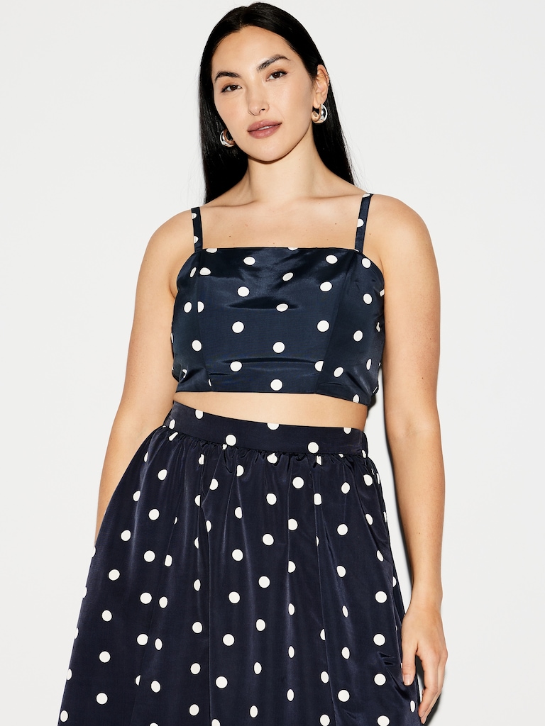 The Occasion by Old Navy Taffeta Cropped Tank Top