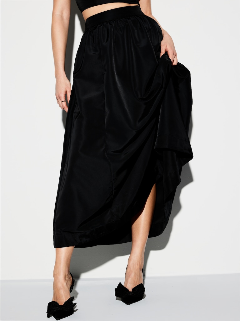 The Occasion by Old Navy High-Waisted Taffeta Midi Skirt