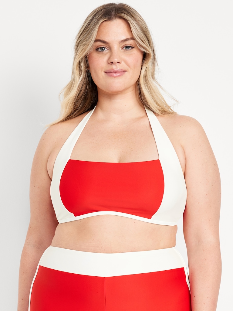 Matte Halter Swim Top