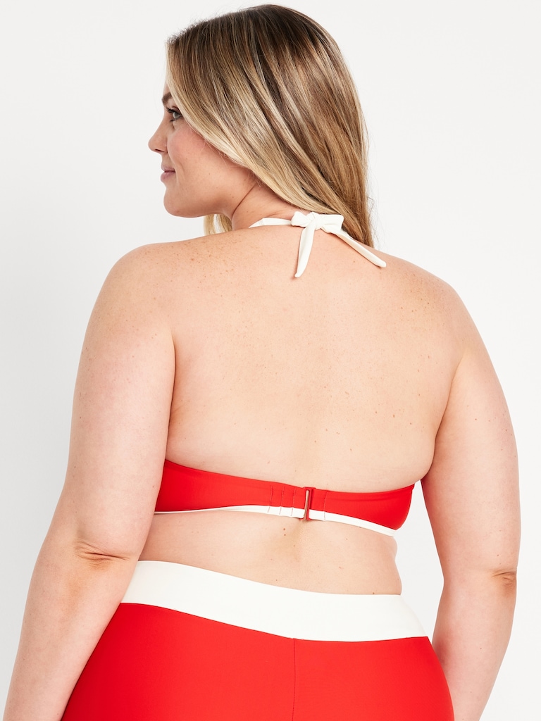 Matte Halter Swim Top