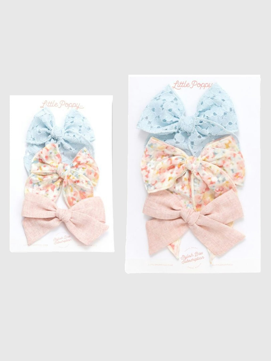 The Hannah Bow Clip Set