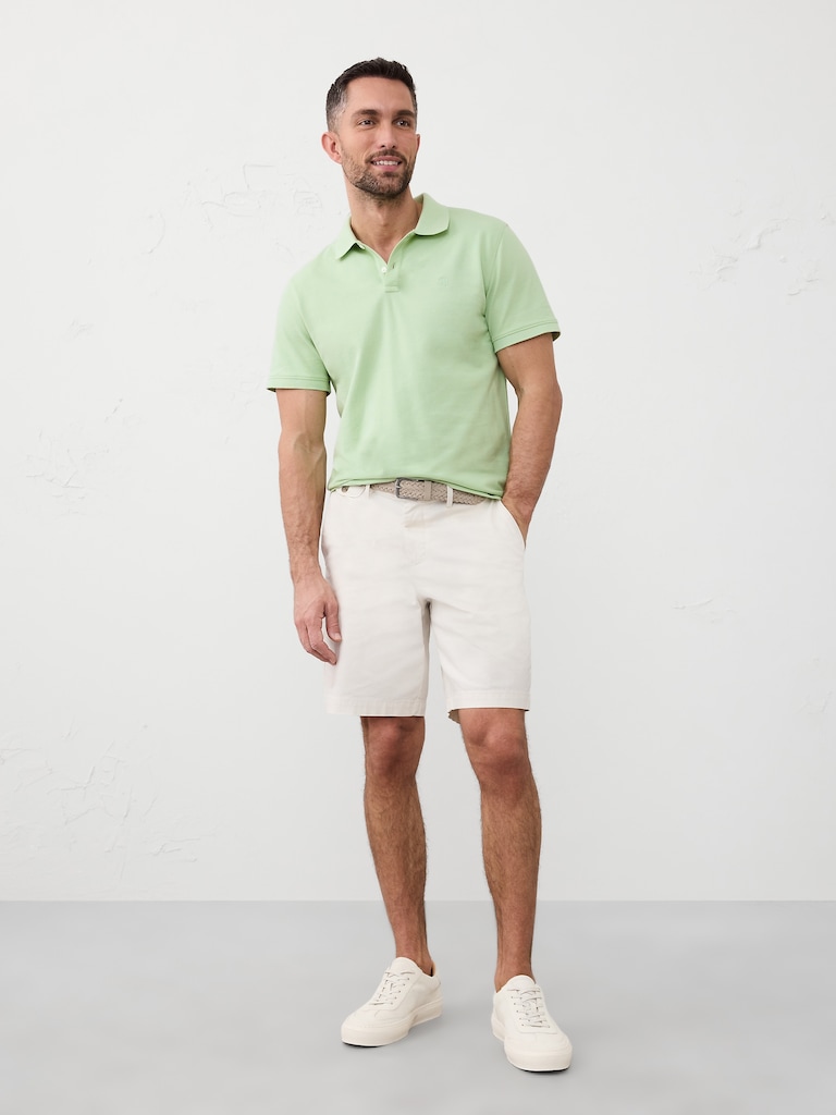 Standard-Fit Pique Polo