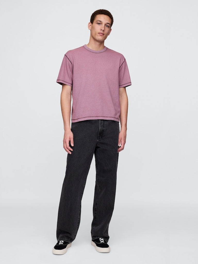 Adult Heavyweight Crop T-Shirt