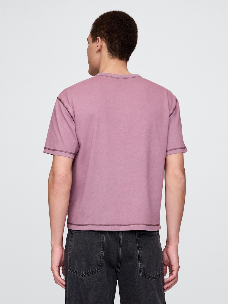 Adult Heavyweight Crop T-Shirt