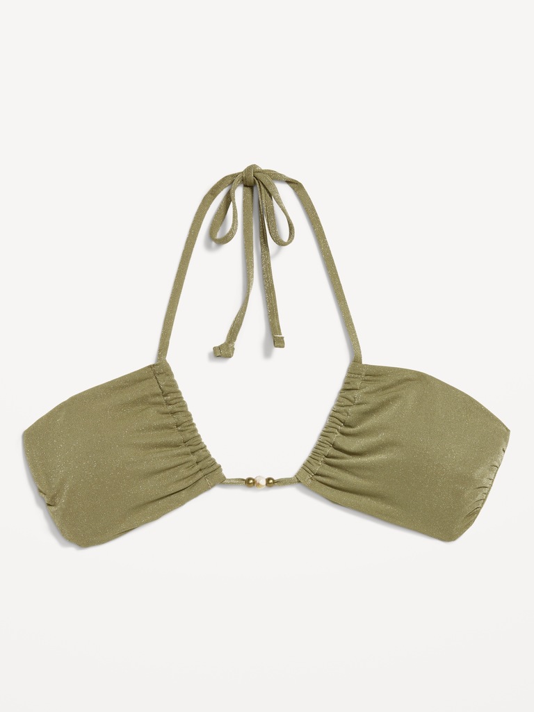 Ruched Bikini Swim Top
