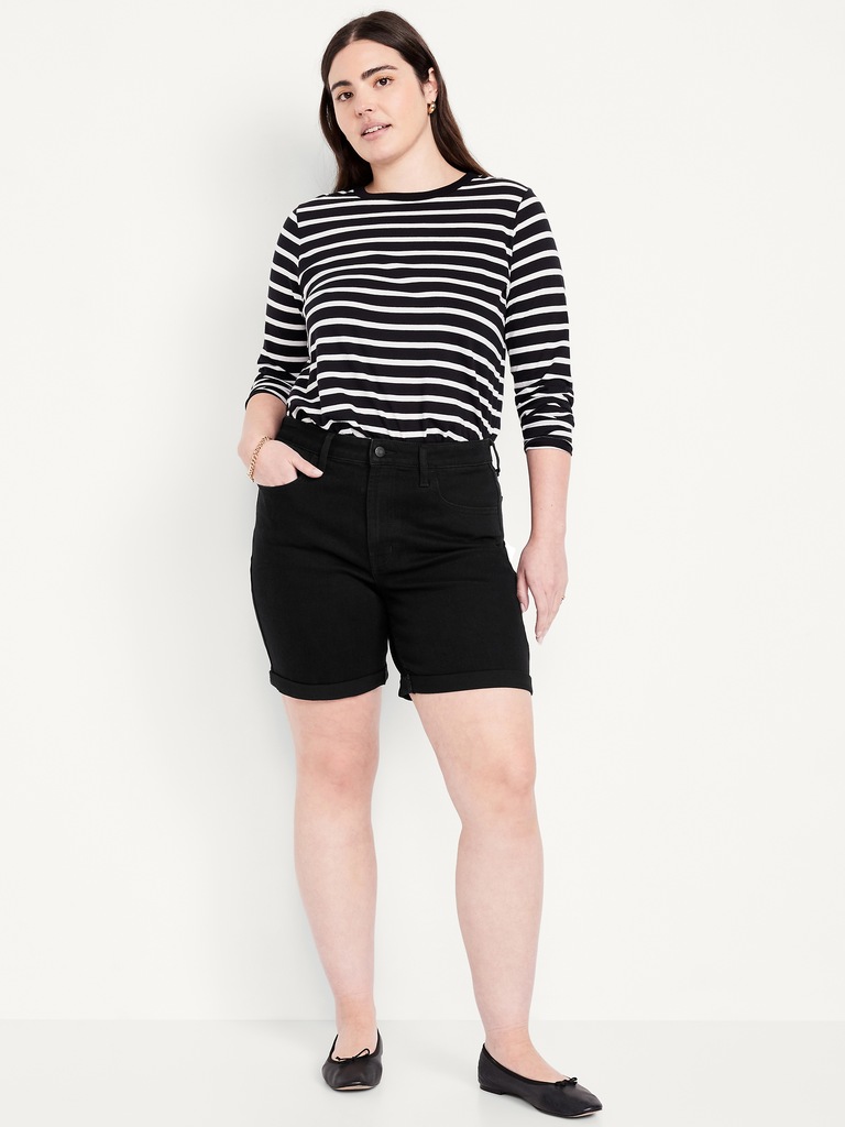 High-Waisted OG Jean Shorts -- 7-inch inseam