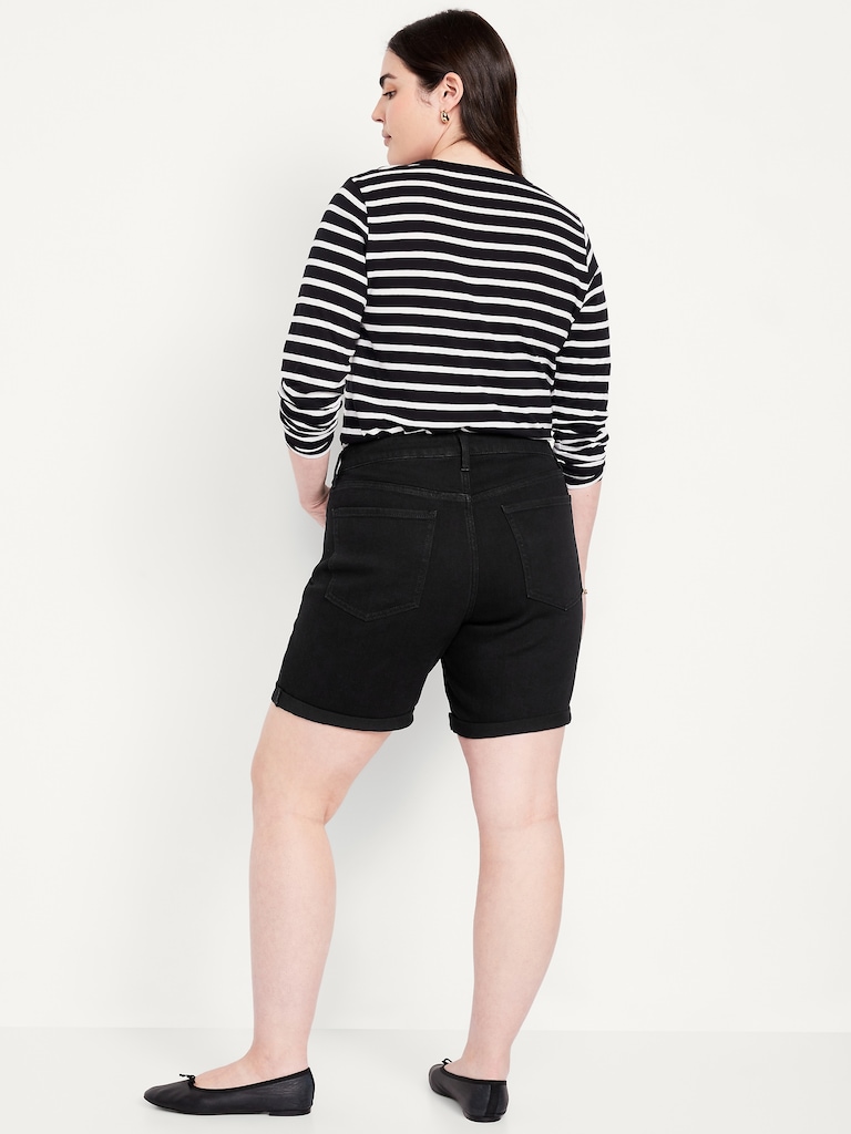 High-Waisted OG Jean Shorts -- 7-inch inseam