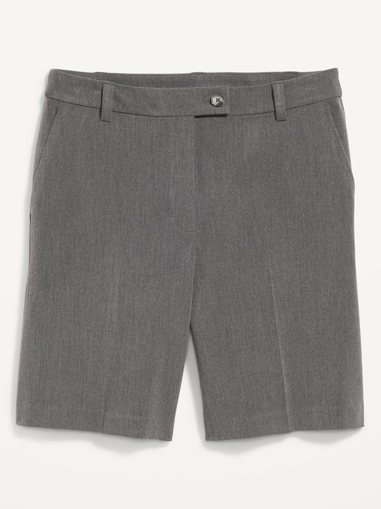 Mid-Rise Taylor Bermuda Shorts -- 10-inch inseam