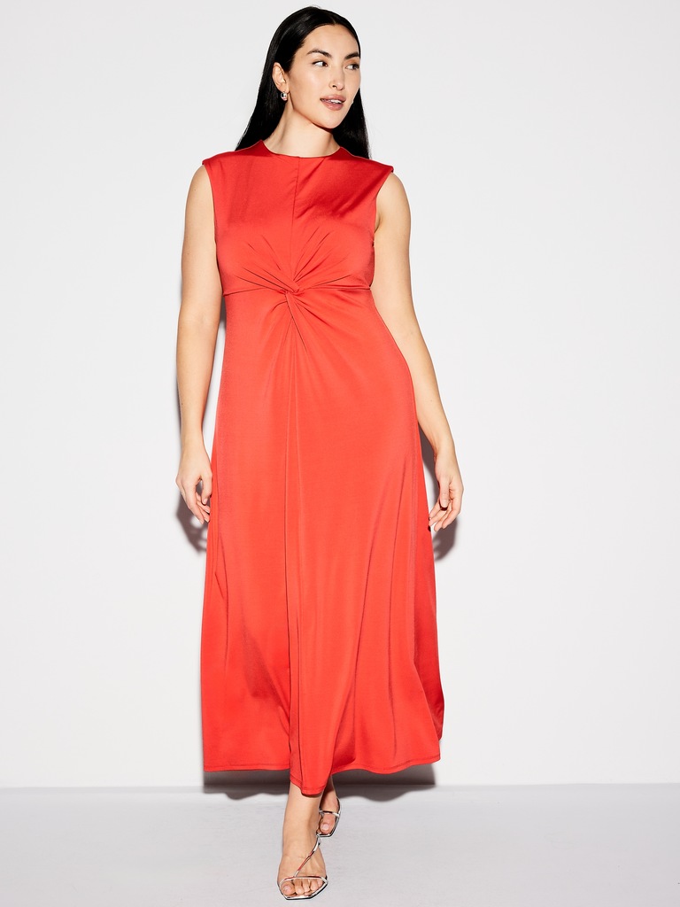 The Occasion by Old Navy Twist-Front Maxi Dress