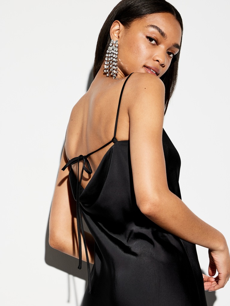 The Occasion by Old Navy Satin Cowl Maxi Dress