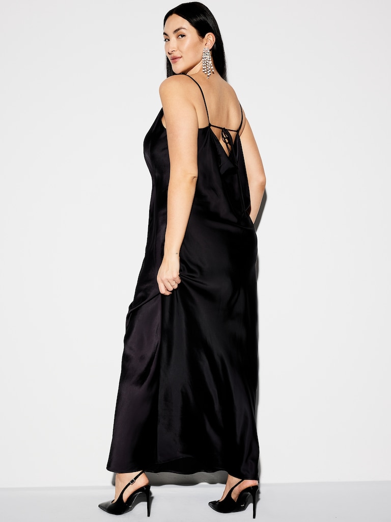 The Occasion by Old Navy Satin Cowl Maxi Dress