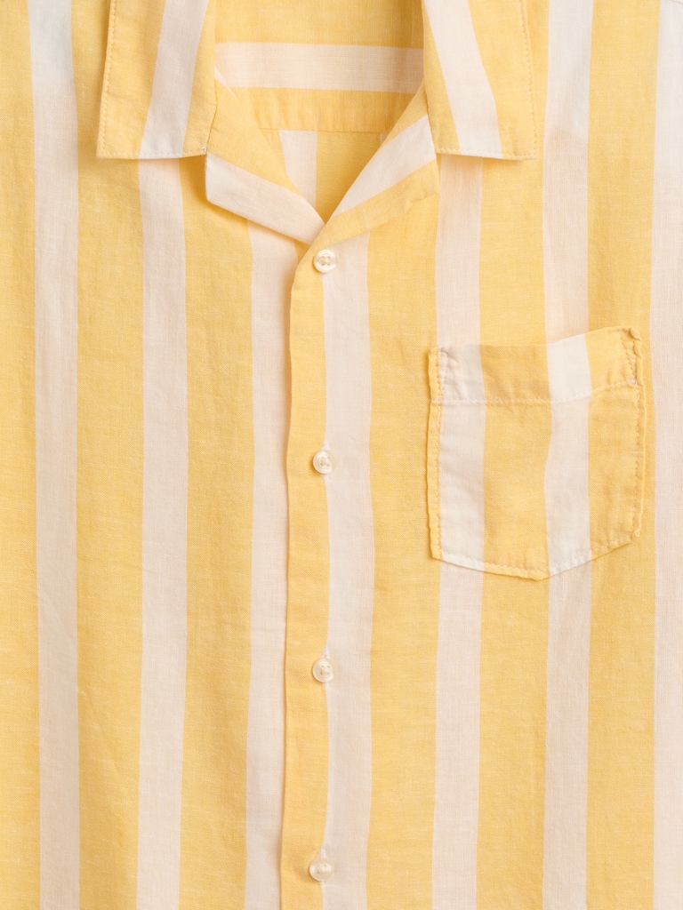 Kids Relaxed Linen-Blend Vacay Shirt