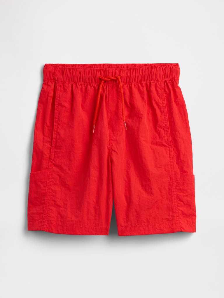 Kids Relaxed Pull-On Hybrid Cargo Shorts
