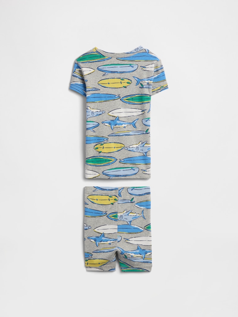 Kids & babyGap 100% Organic Cotton Surf Shark PJ Set