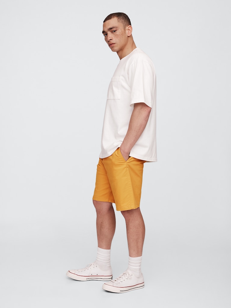 9" Essential Khaki Shorts