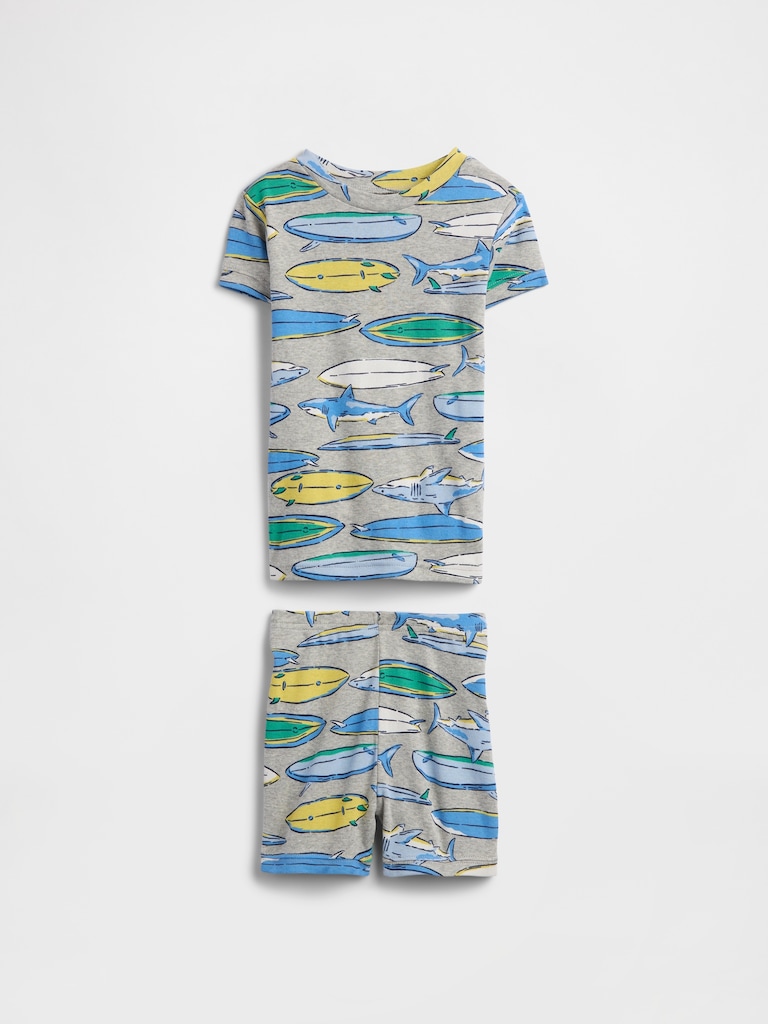 Kids & babyGap 100% Organic Cotton Surf Shark PJ Set