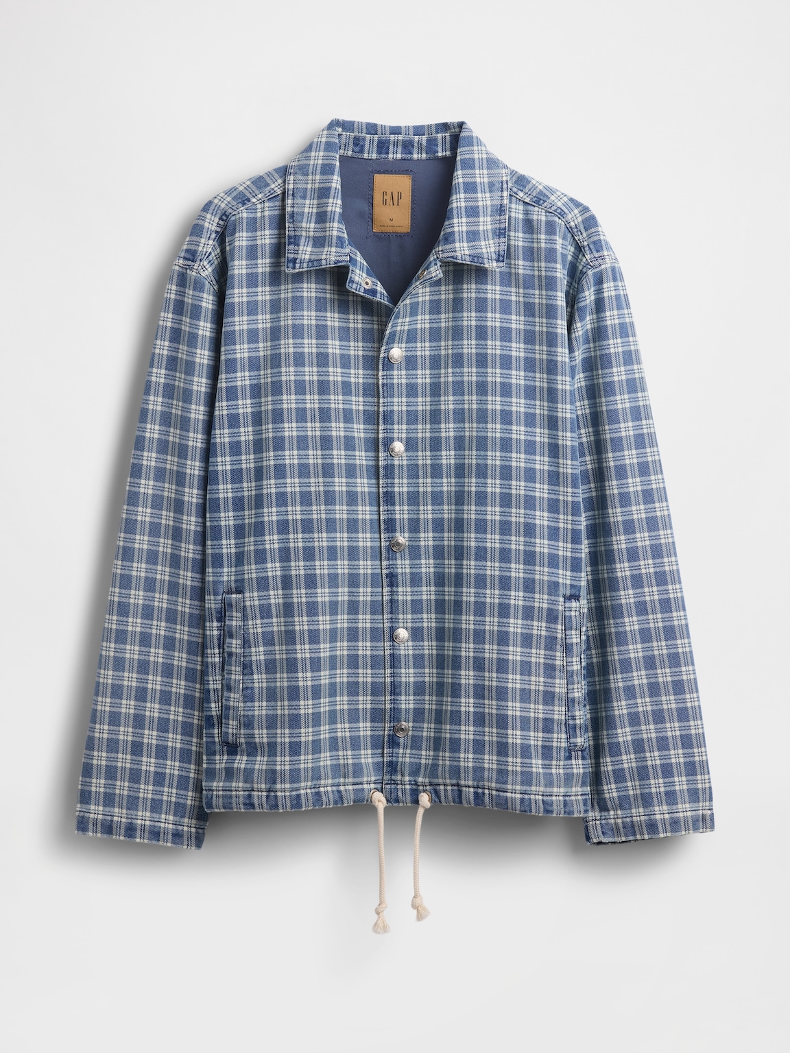 Denim Check Coaches Jacket