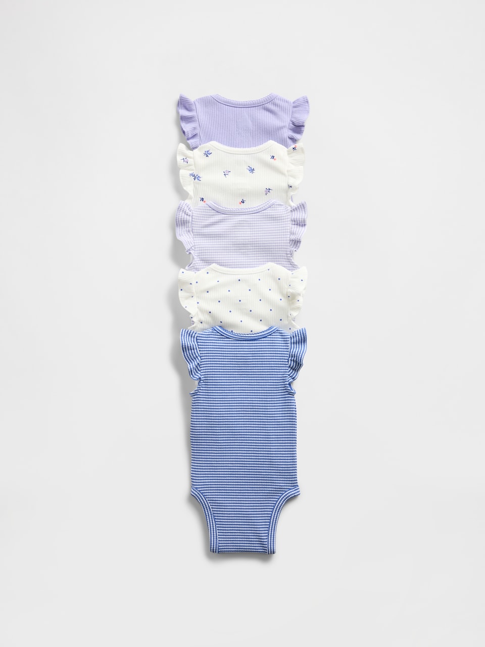Baby First Favorites TinyRib Bodysuit (5-Pack)