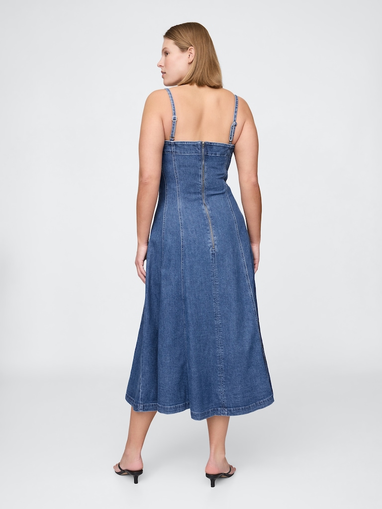 Denim Midi Dress