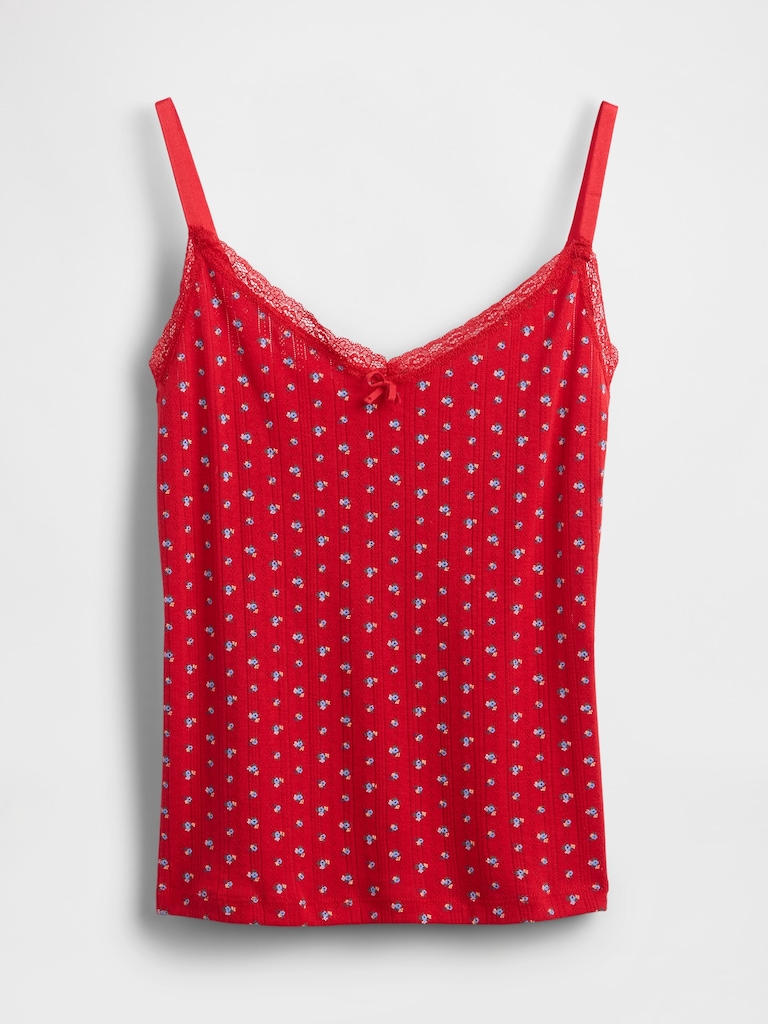 Pointelle PJ Tank Top