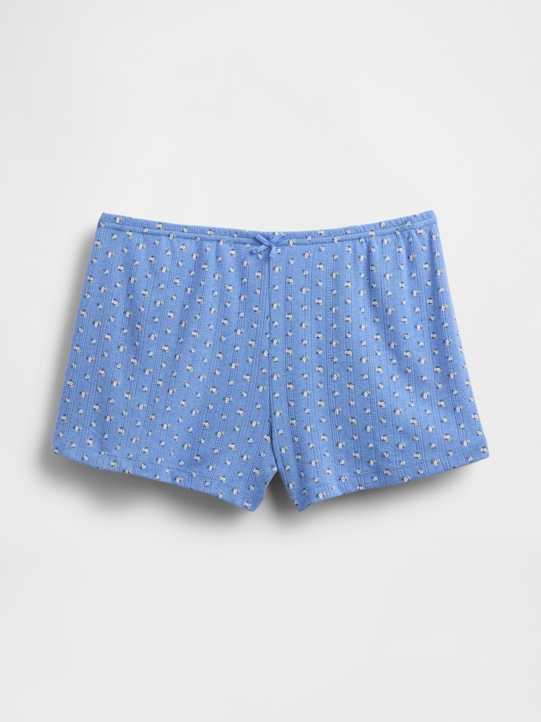 Pointelle PJ Shorts