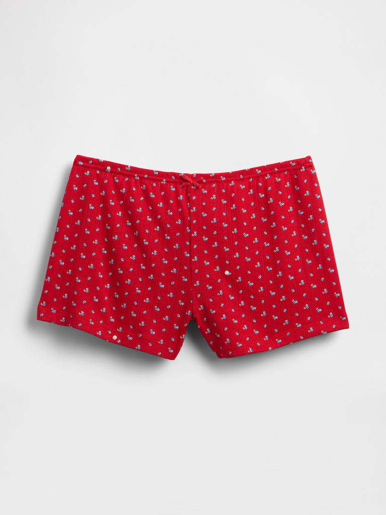 Pointelle PJ Shorts