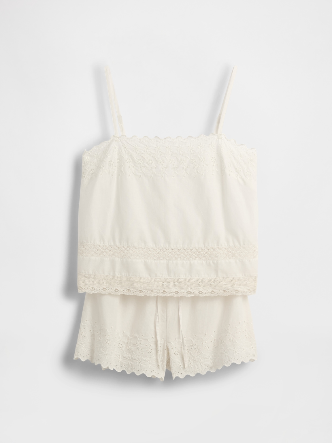 Lace-Trim PJ Cami Set