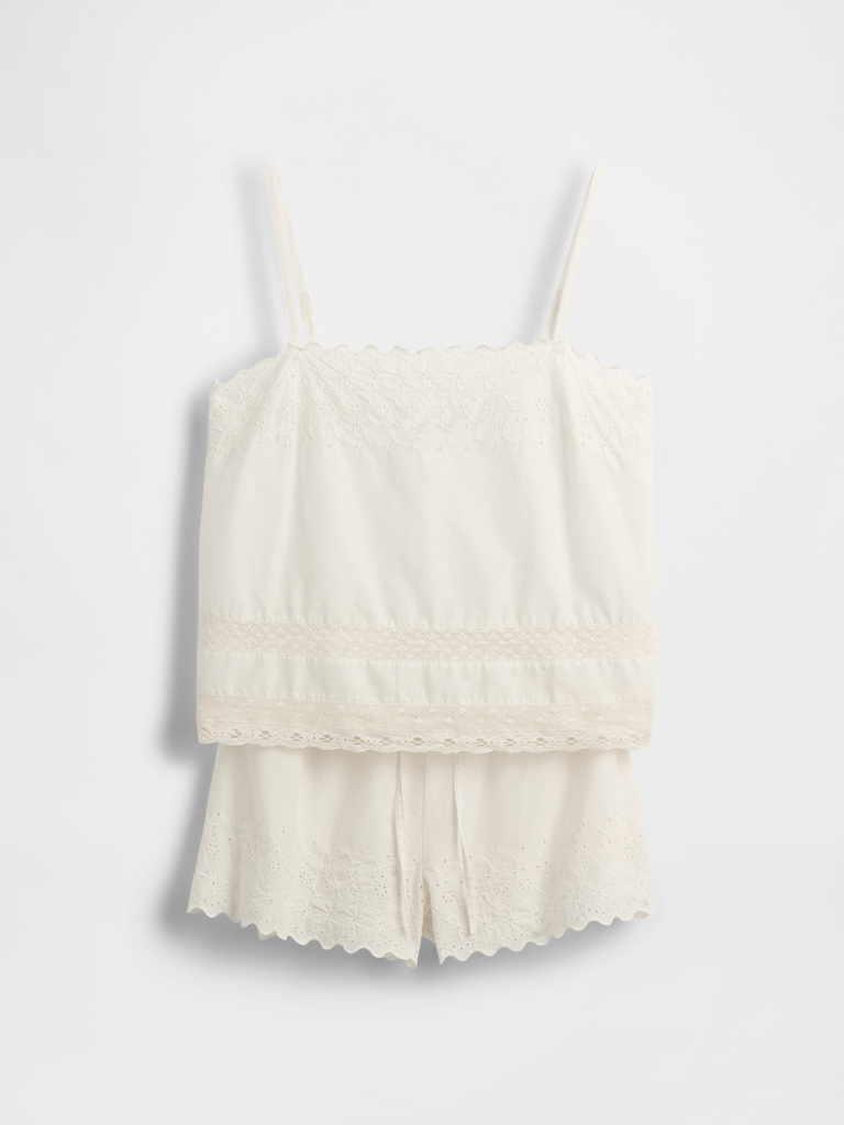Lace-Trim PJ Cami Set