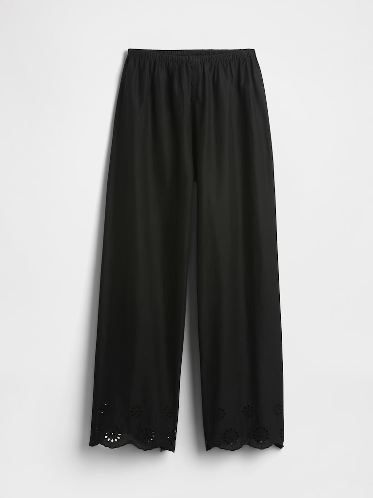 Eyelet Hem PJ Pants