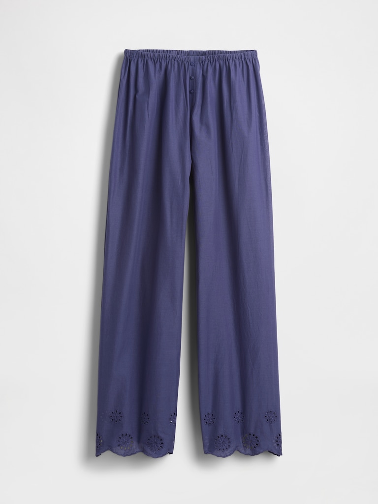 Eyelet Hem PJ Pants
