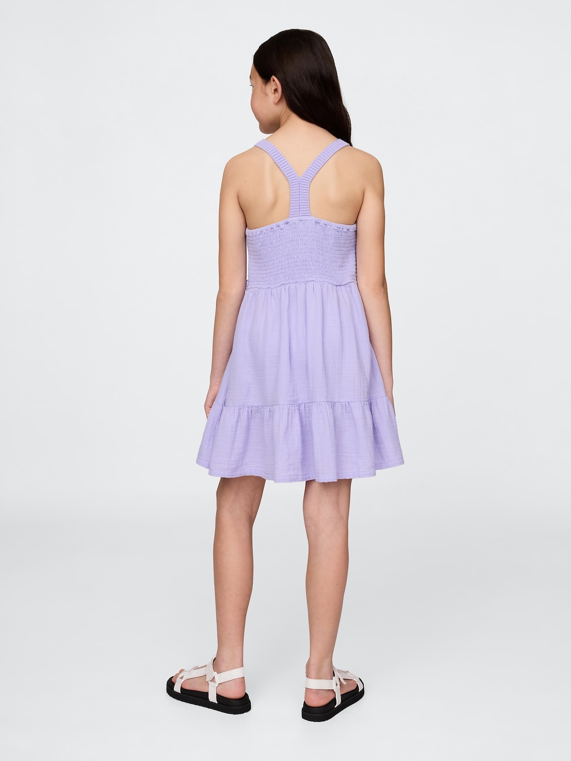 Kids Racerback Crochet Tank Dress
