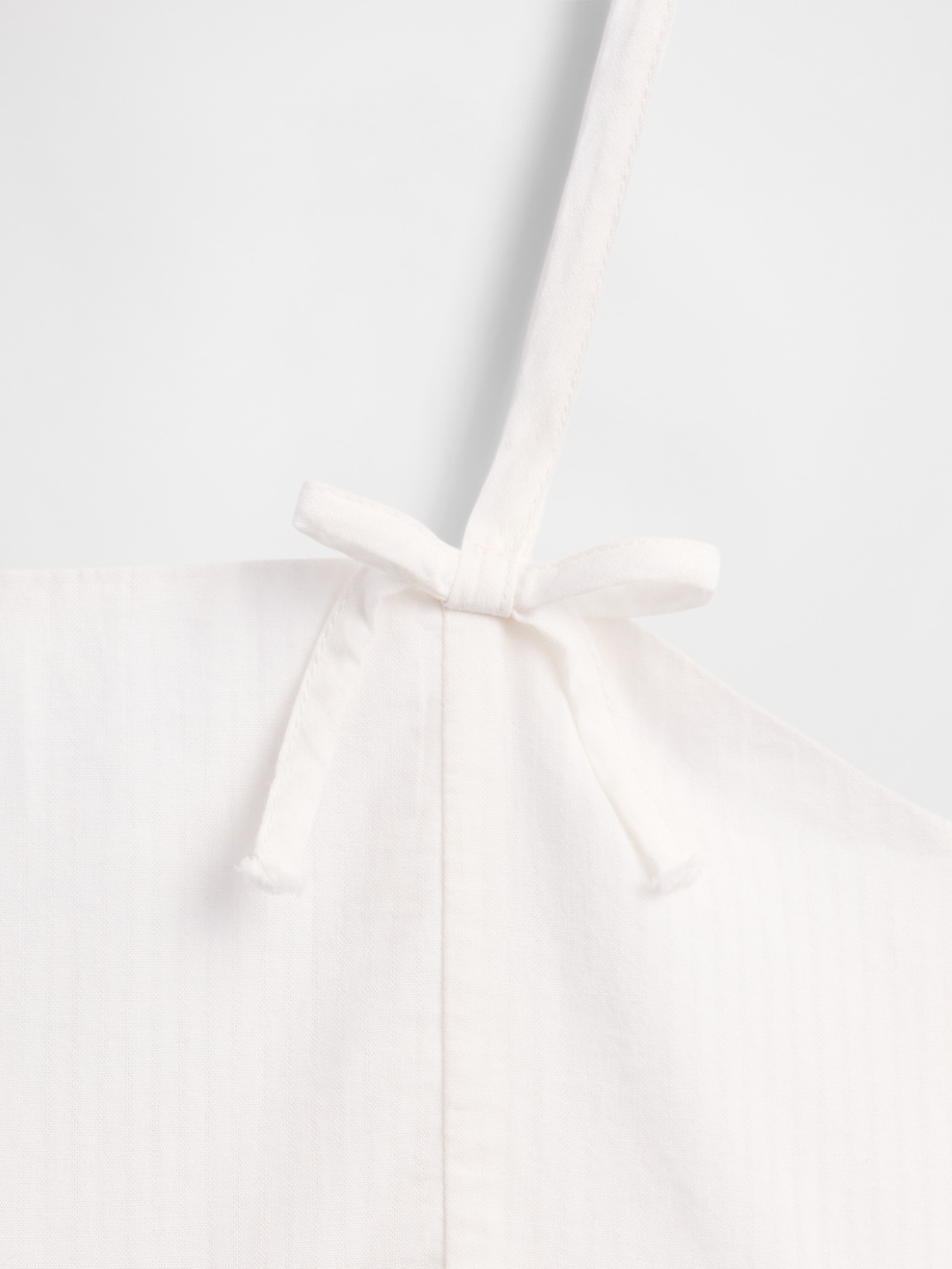 Kids Bow-Strap Peplum Top