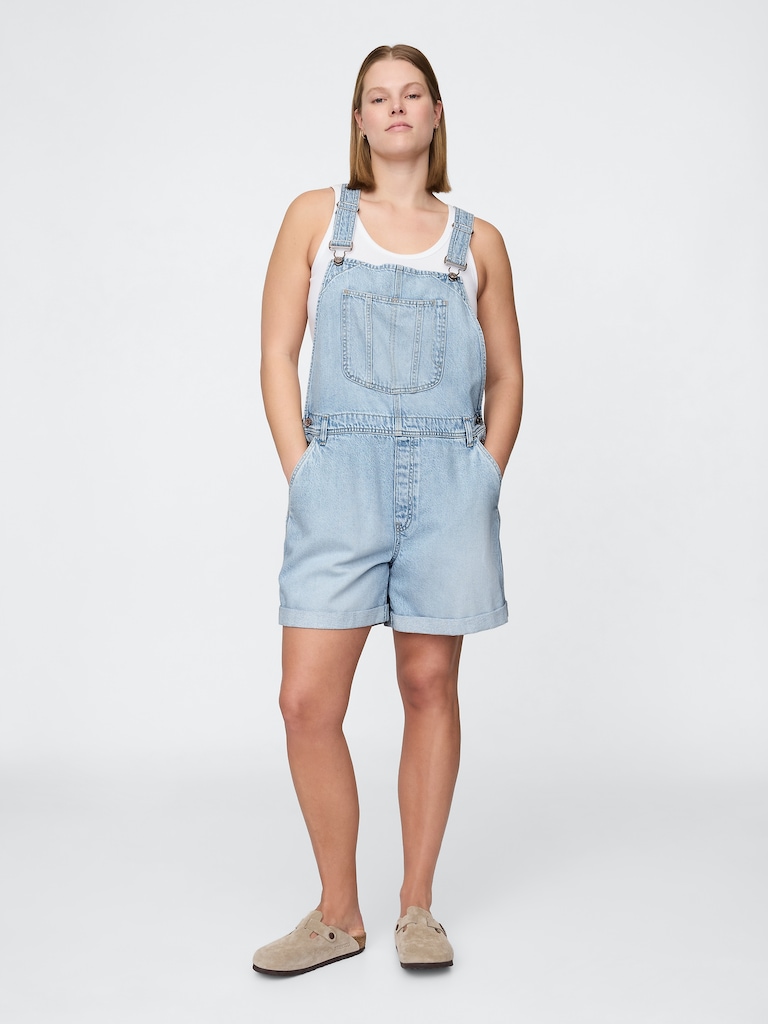 UltraSoft Denim Shortalls