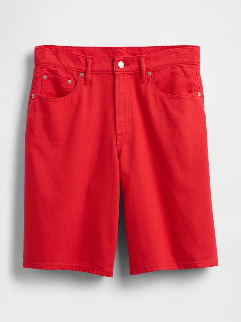 11" Mid Rise UltraSoft Longline Denim Shorts