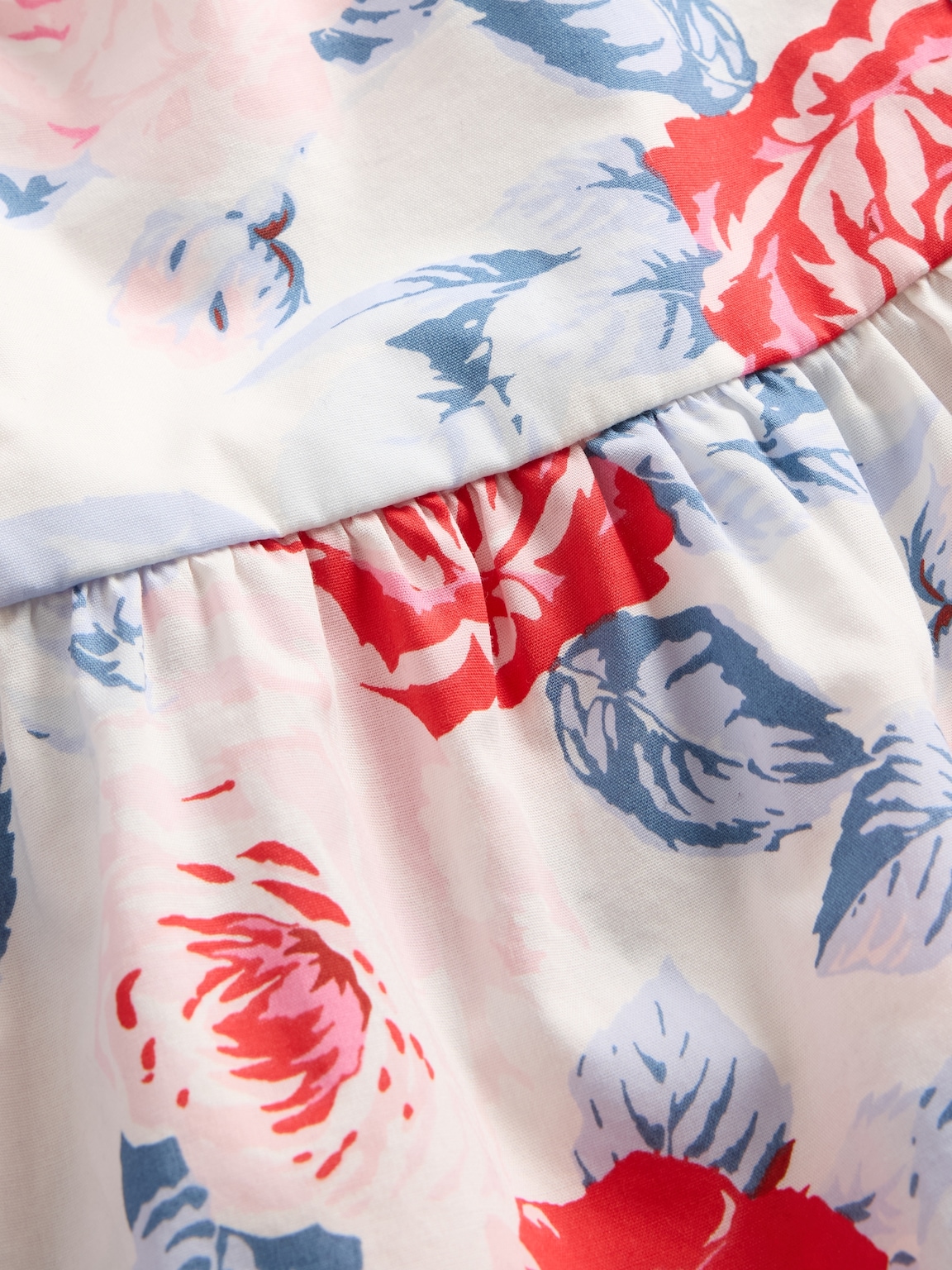 Kids Bow-Strap Peplum Top