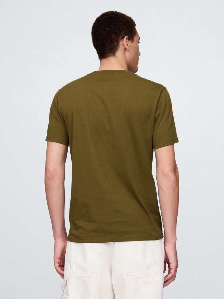 Adult Organic Cotton Pocket T-Shirt