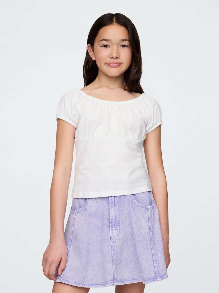 Kids Scoop Neck Top