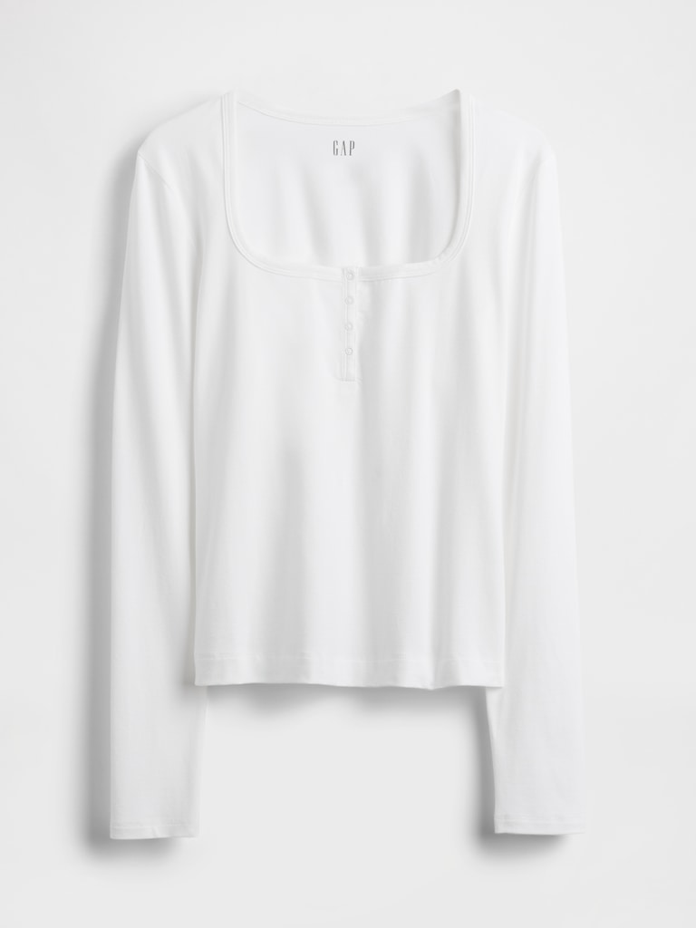 CloseKnit Jersey Henley T-Shirt