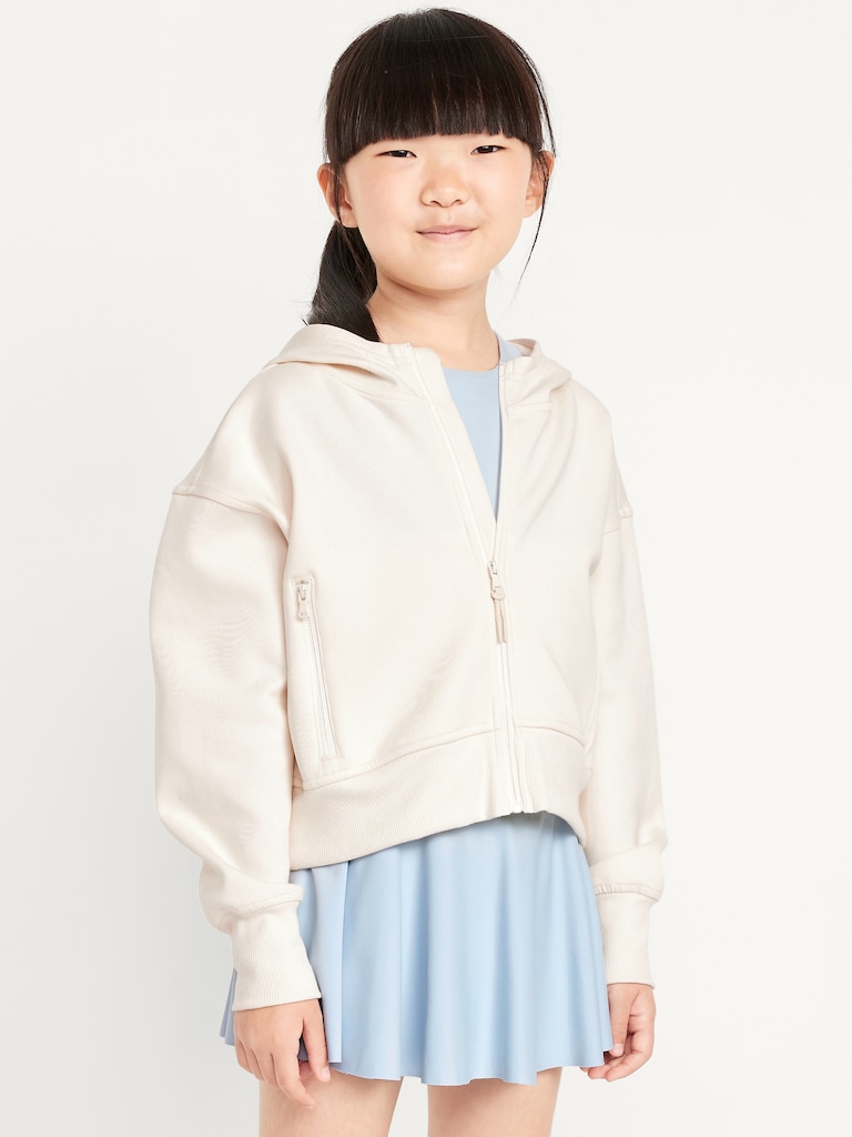 Dynamic Fleece Zip-Front Performance Hoodie for Girls